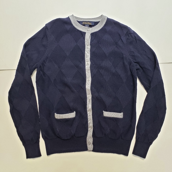 Brooks Brothers 100% Merino Wool Cardigan - Picture 1 of 7